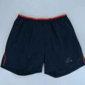 Adidas Adipure Gray & Orange Swim Trunks Shorts